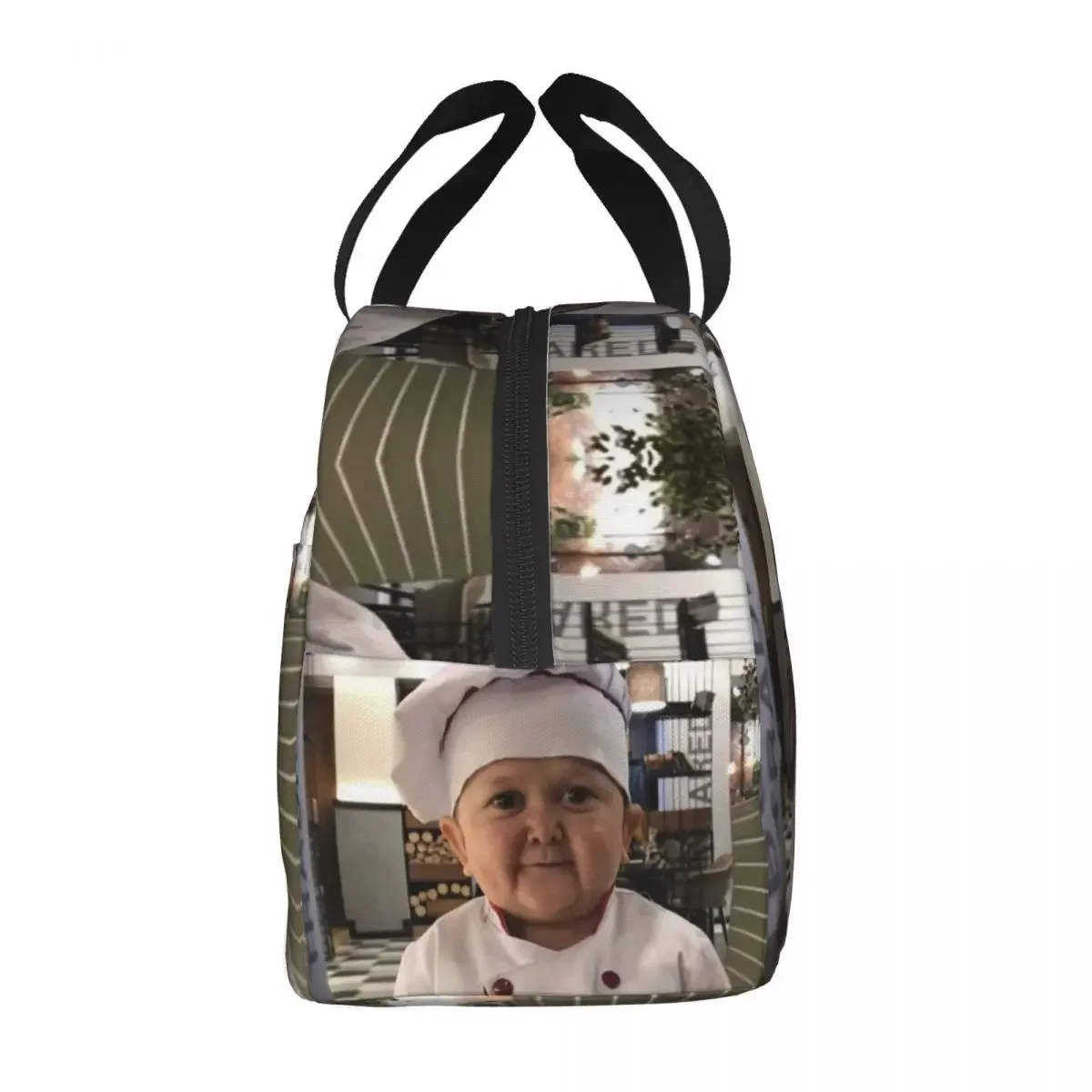 Hasbulla Cooking Master Lunch Bag Men Women Thermal Cooler Insulated Lunch Box for Children School Work Picnic Food Tote Bags