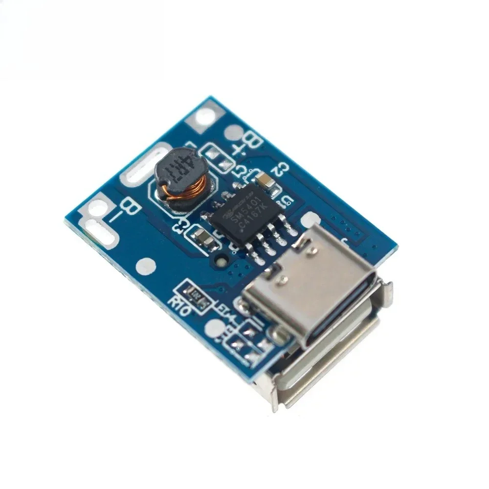 5/10/20PCS 134N3P Type-C USB Boost Module 5V 1A 18650 Lithium Battery Charger Module Step Up Power Board