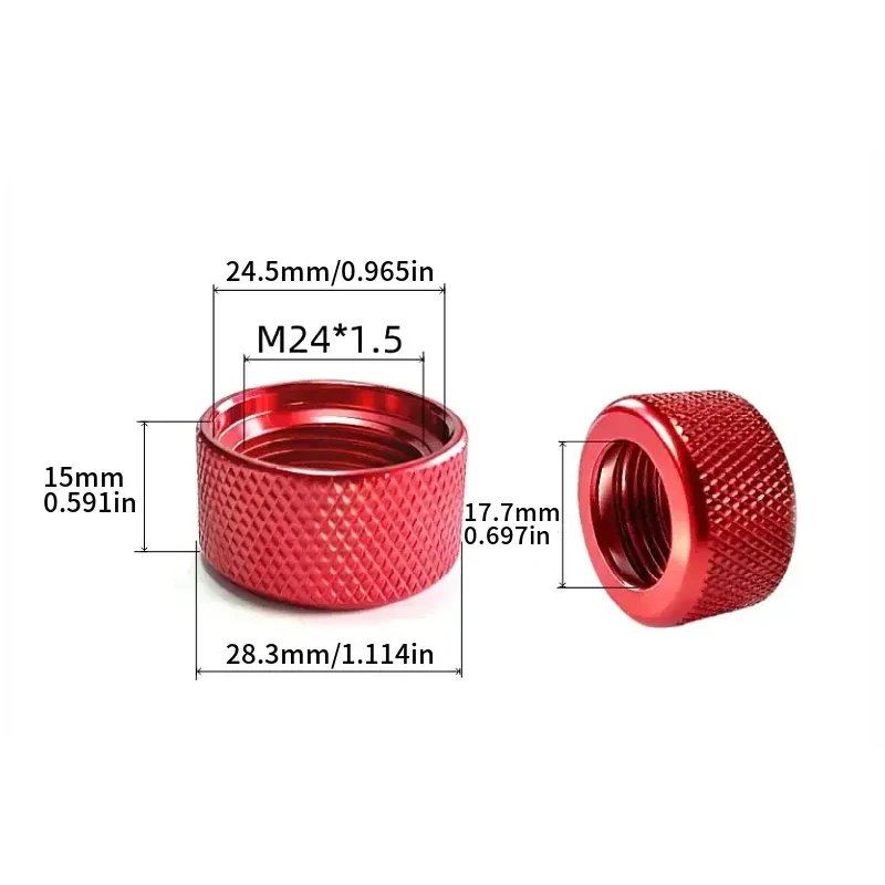 Aluminiumlegierung Befestigungsmutter 17mm Kugelkopf Universelle Konvertierungsschnittstelle Handy-Kugelkopf Metall-Einstellmutter – Detail 8