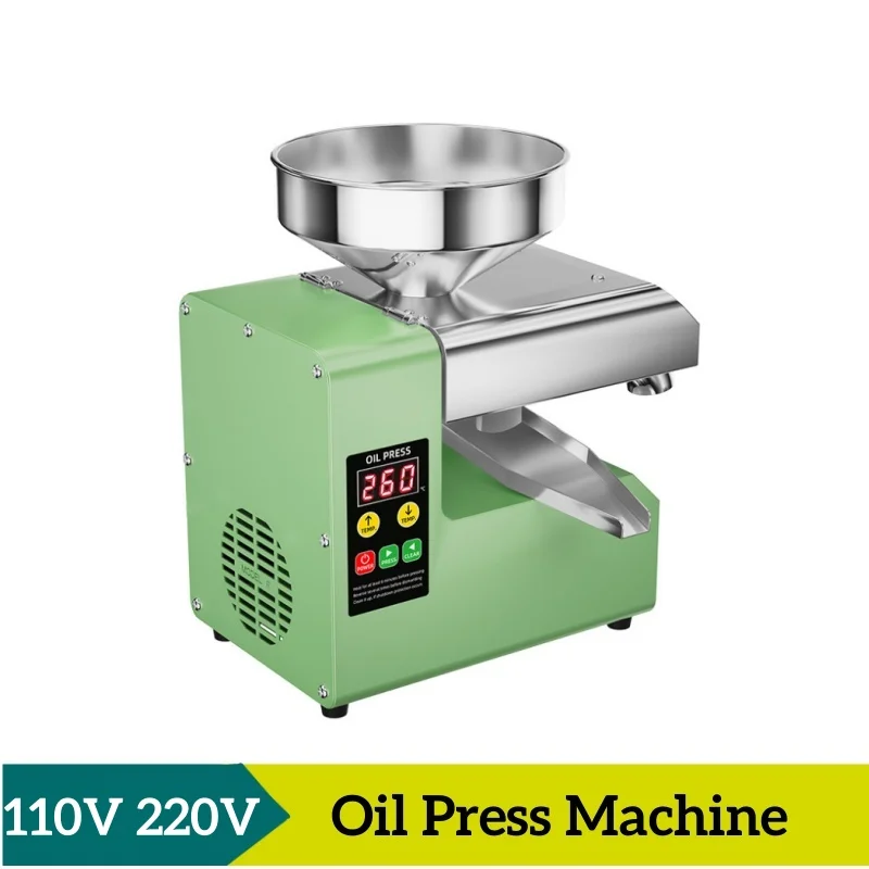 Intelligent Automatic Multi-function Peanut Coconut Meat Oil Press Machine Hot and Cold Press Oil Pressing Machine