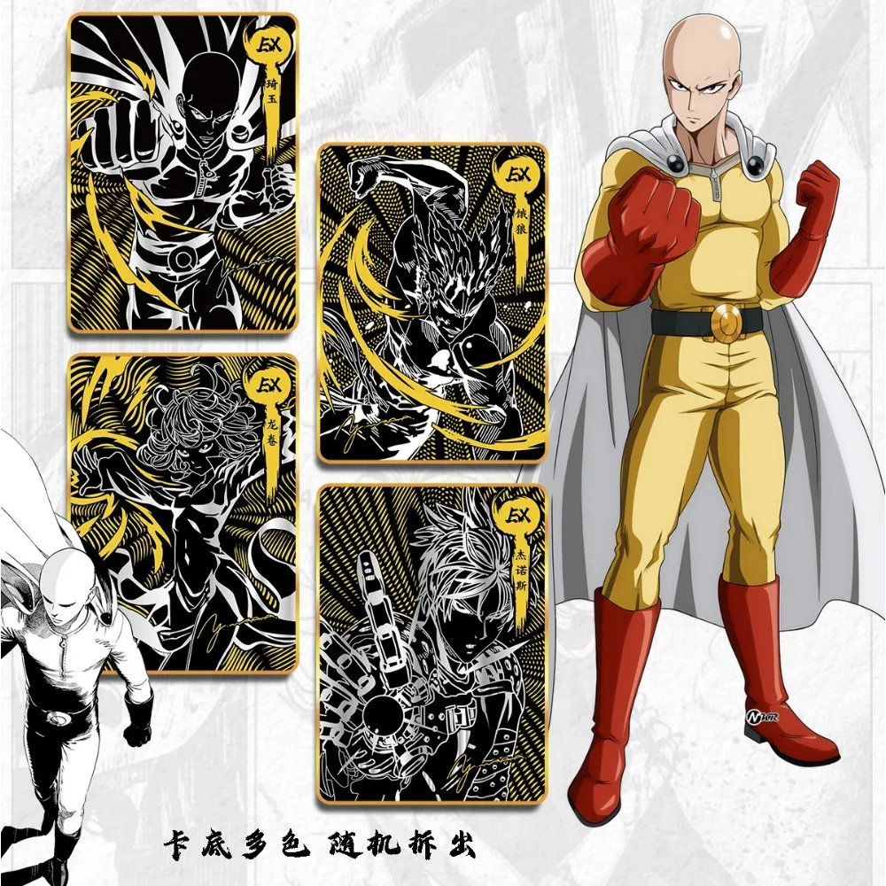 Original ONE PUNCH-MAN Card for Children Exclusive Edition of Hot Blooded Anime Characters Rare Game Collection Card Kids Gifts