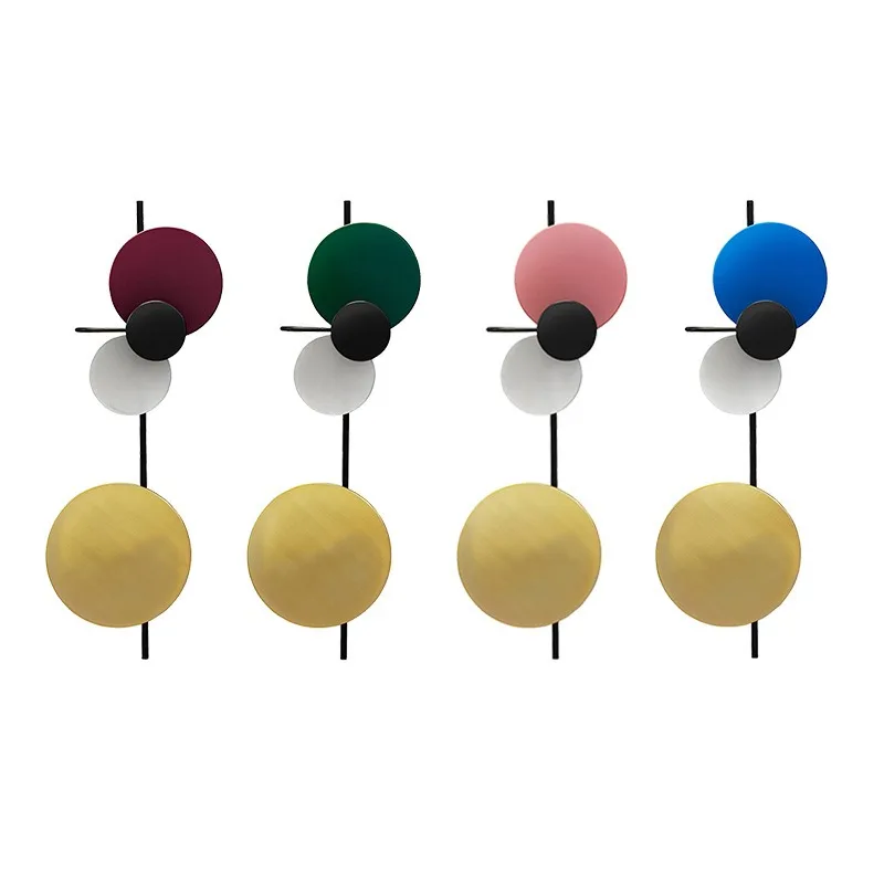 Designer decorative wall lamp, simple light luxury Ins color Wall lamp copper furniture