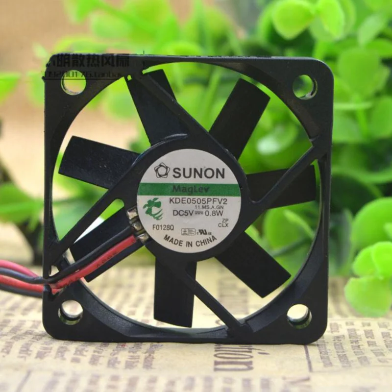 l 1PCS Small Ultra-Thin Mute Cooling Fan For SUNON KDE0505PFV2 | 5V 0.8W 50×50×10mm 5CM