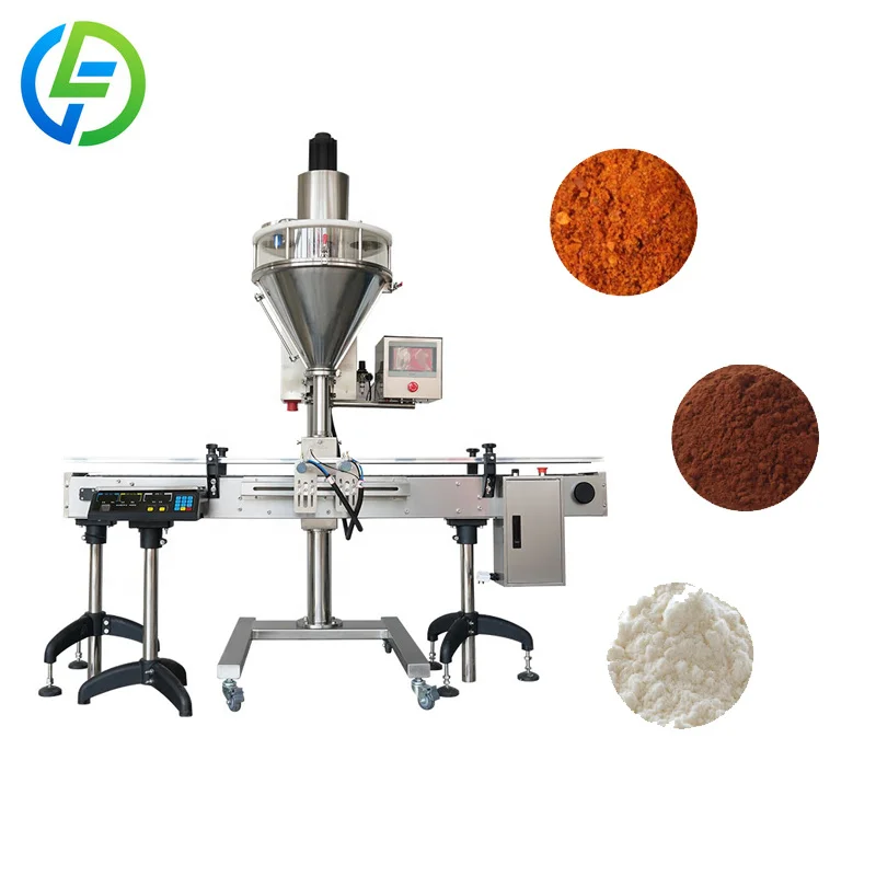Semi-Automatic Auger Powder Filling Machine for Filling Beverages with Spice Coffee Flour Dry Milk Detergent Powder