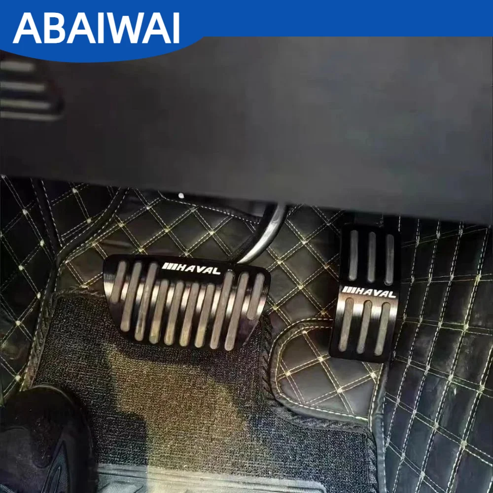 ABAIWAI Car Pedals For Great Wall Haval Dargo H7 Jolion Cool Dog H3 H6 Aluminum Alloy Rubber Brake Accelerator Gas Red Blue AUTO