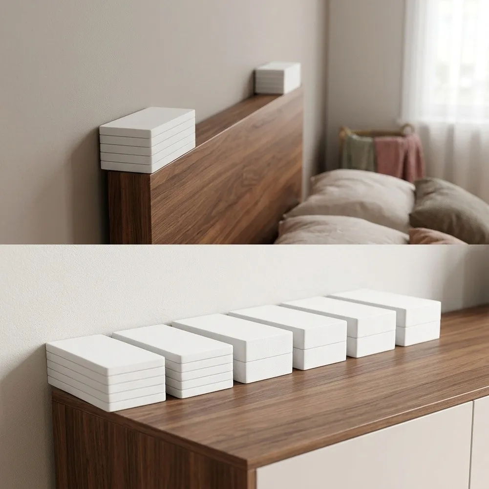 20 EVA Foam Pads in Two Sizes for Protecting Walls and Beds from Damage Caused by Furniture or Other Items 20 EVA
