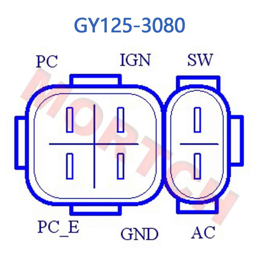 GY125-3080 GY6 125cc 150cc CDI Unrestricted 11,000rmp For GY6 125cc 150cc Chinese Scooter Moped 152QMI 157QMJ Engine