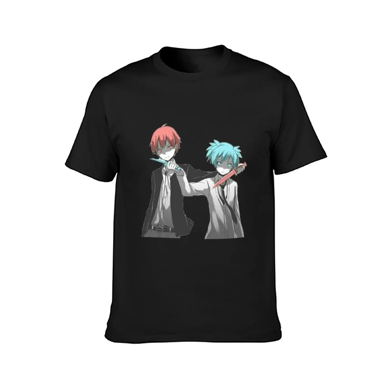 Nagisa and Karma T-Shirt blacks cute clothes funny t shirts for men