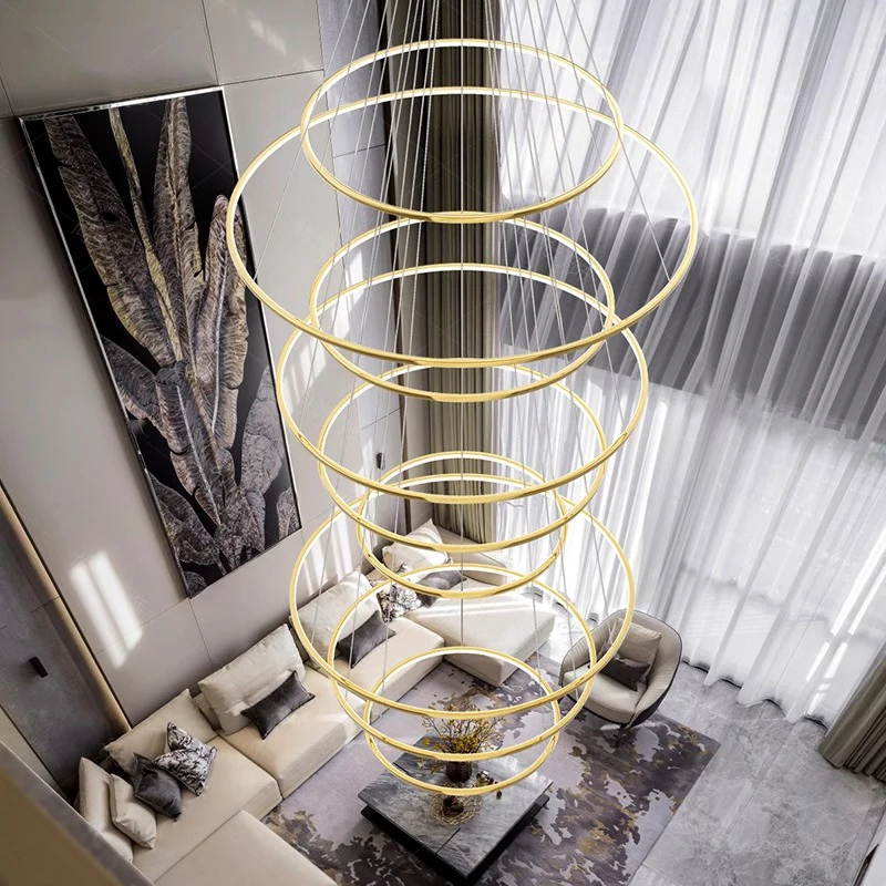 

Modern home decor ring led lights pendant light lamps for living room Chandeliers for dining room hanging light indoor lighting