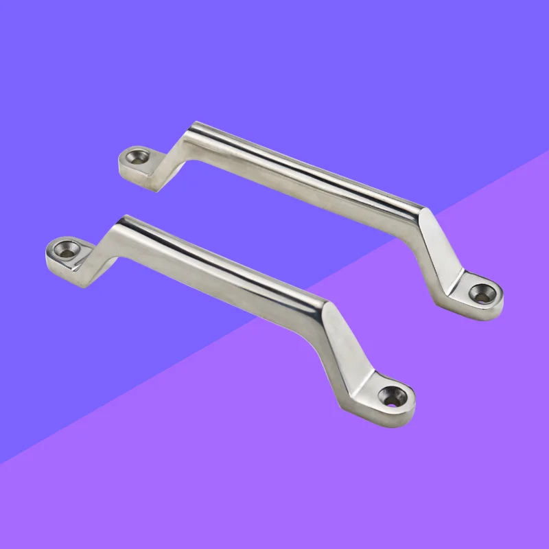 304 Stainless Steel Heavy Duty Handle for Load Bearing Machinery Equipment in Industrial Applications