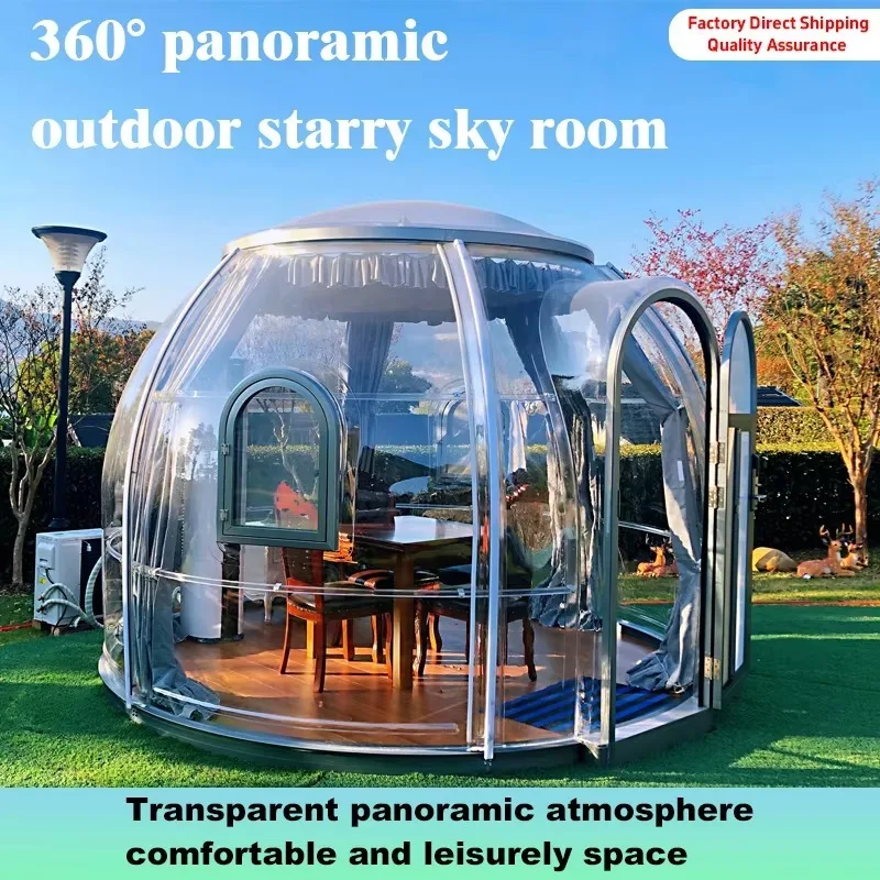 Aluminum Frame Star Room Dome Tent Portable Outdoor Bubble House for Camping Hotel 15.