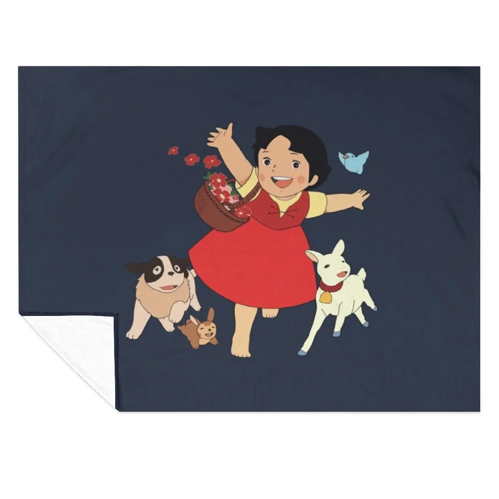 

Heidi the girl from the Alps Throw Blanket For Sofa Thin Blankets For Sofas Decoratives Thermal Blankets
