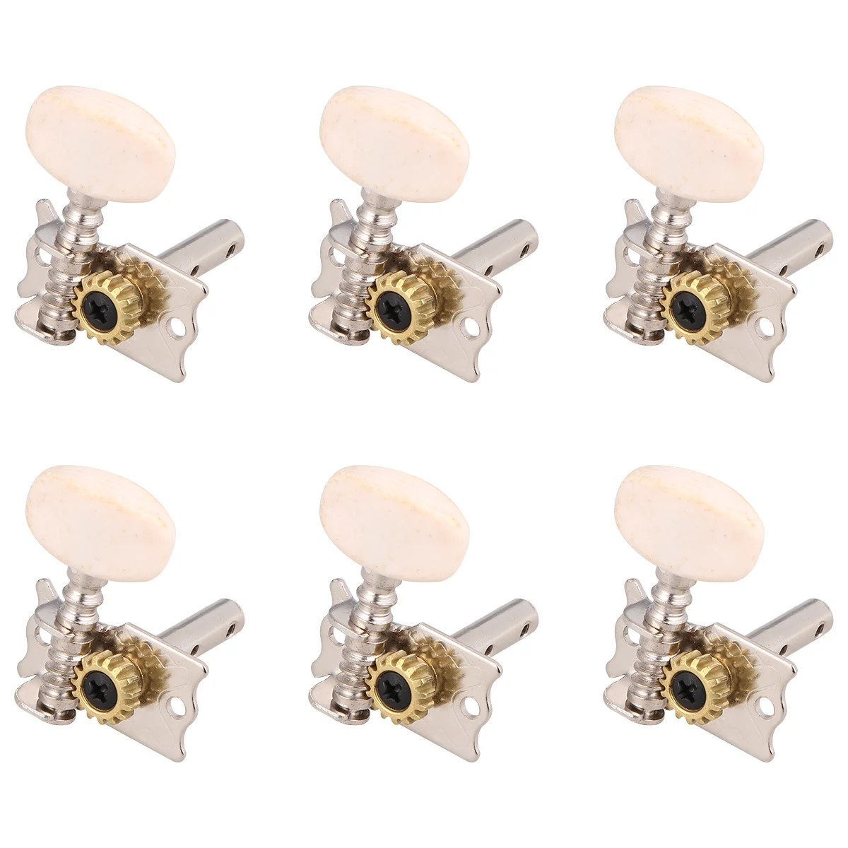 

6 PCS Guitar String Reel Tuner Tuning Pegs Vintage Wooden Machines Classical Tuners Keys