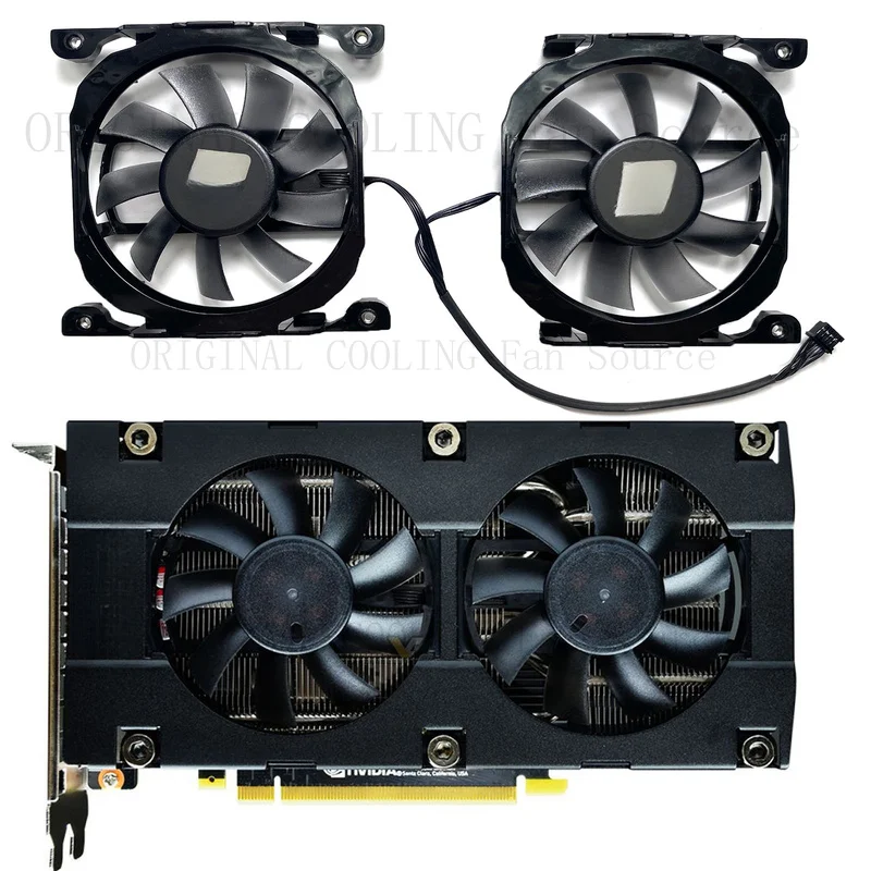H  Cooling Fan Part for ELSA GTX1660 1660ti RTX2060 2060S 2070 SAC Graphic Card