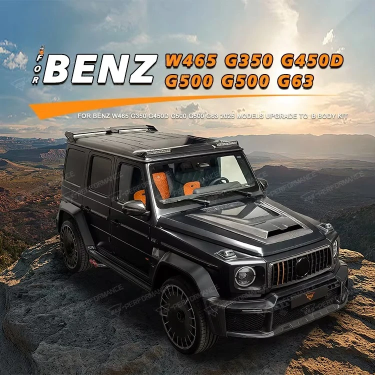 STLF Dry Carbon Fiber Body Kit for Mercedess Benzs G Class W465 Upgrade B Style Car Conversion Kit