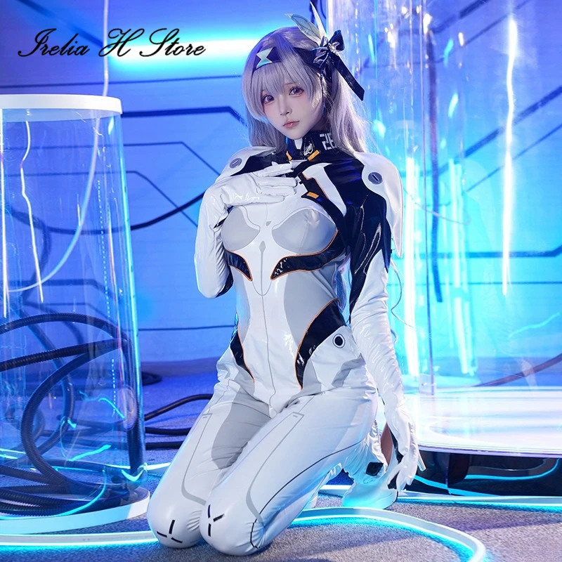 Irelia H Honkai: Star Rail Firefly Cosplay Costume Game Firefly Covenant Battle PU Jumpsuit Halloween Costumes Female