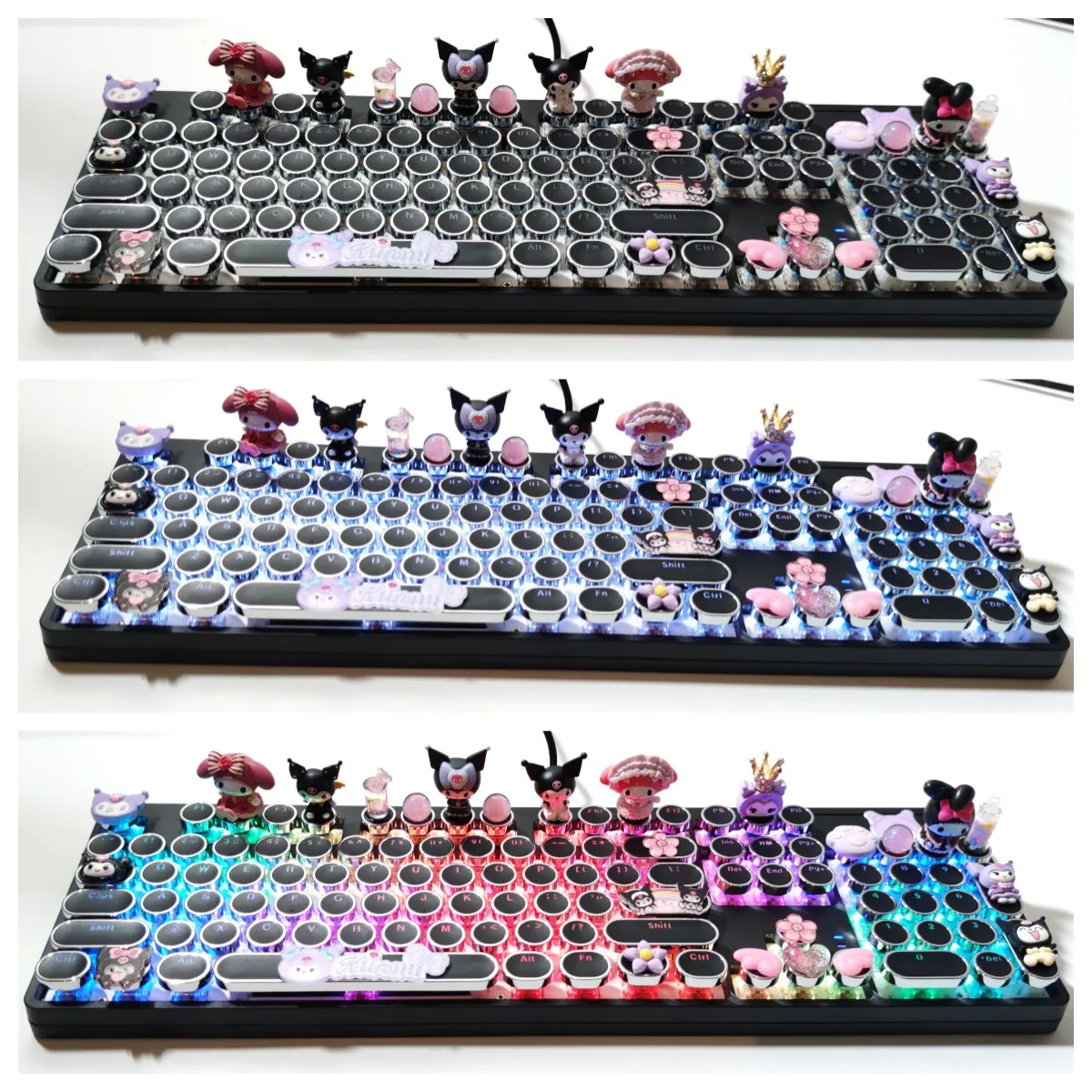 在庫あり 漫画風メカニカルキーボード 104キー シナモロール クロミ
