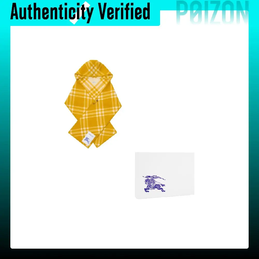 Burberry 100% Wool, Decoration :75% Zinc Alloy,25% Brass Knit Scarves Women's Autumn Pear Yellow 81169861