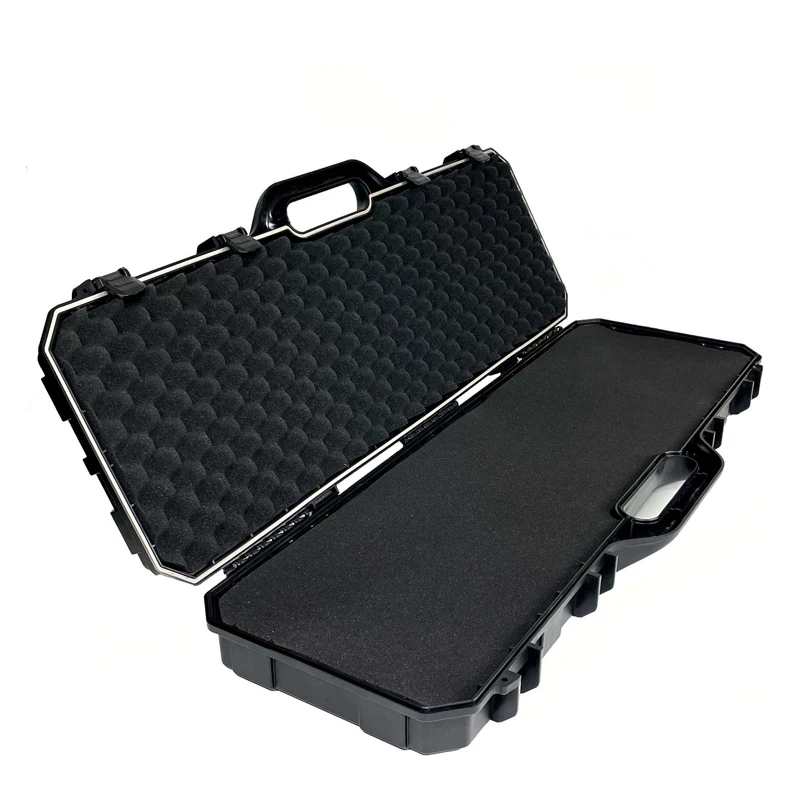 Wholesale Customized Color Logo Waterproof Plastic Custom Size Anodized Finish Large Long Gun Case Foam Wheels Outdoor Hunting