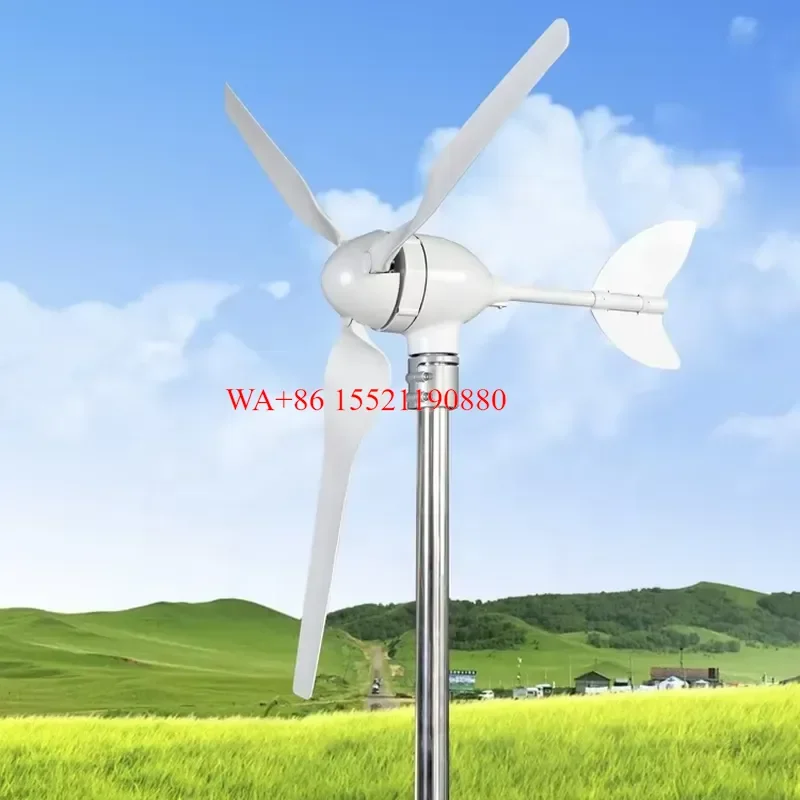 WMWMNU for 12V 24V 48V 240V 1000W 3000W 5000W 10KW Horizontal Wind Turbine Generator Efficient Home Windmill Energy System