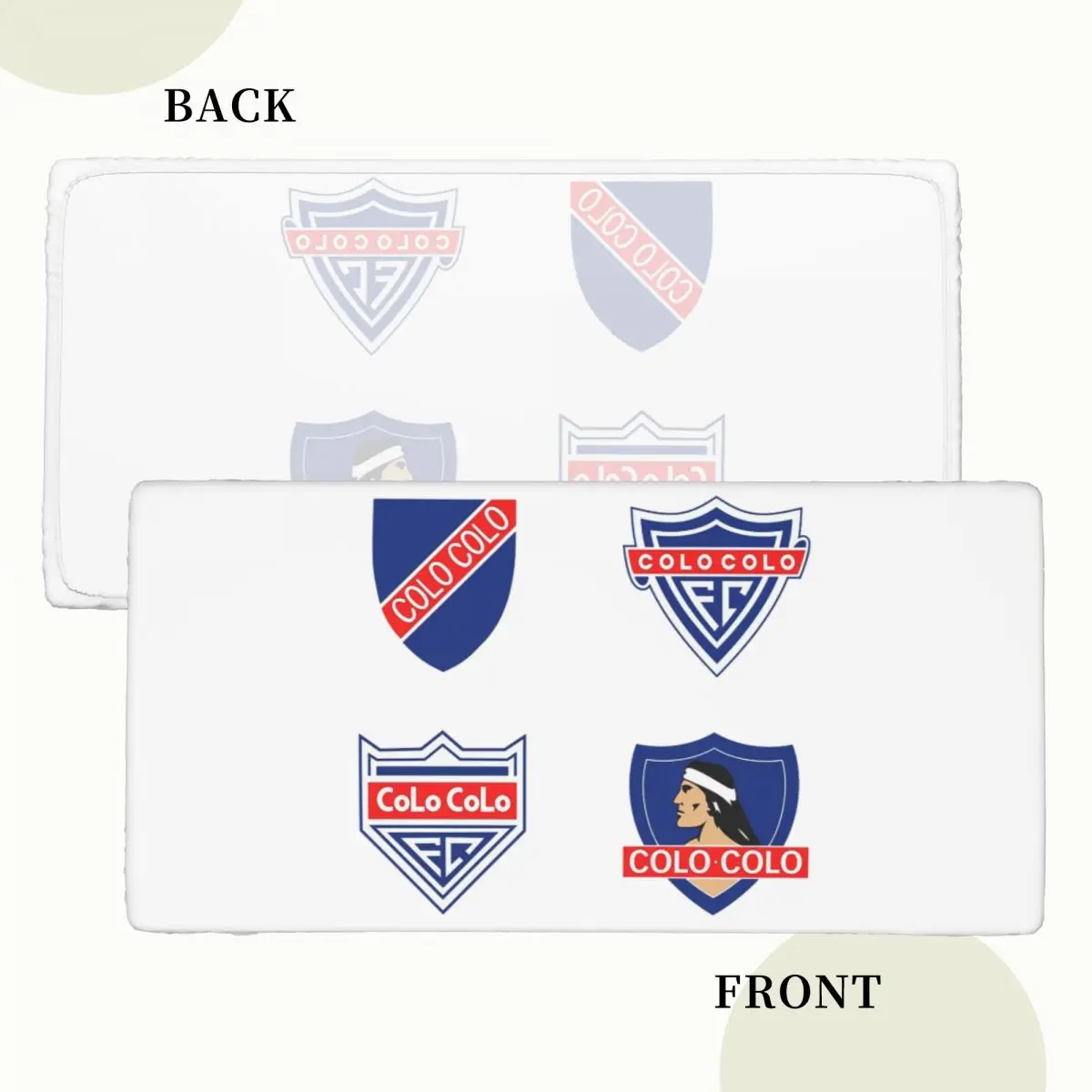 Social Y Deportivo Colo-Colo Customized Rectangular Tablecloth Oilproof Table Cover for Dining Events Table Cloth