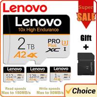Lenovo Memory Card  1TB 2TB Ultra-fast Transfer 512GB 128GB Micro TF SD Card U3 V30 For Nintendo Switch Ps4 Ps5 Game