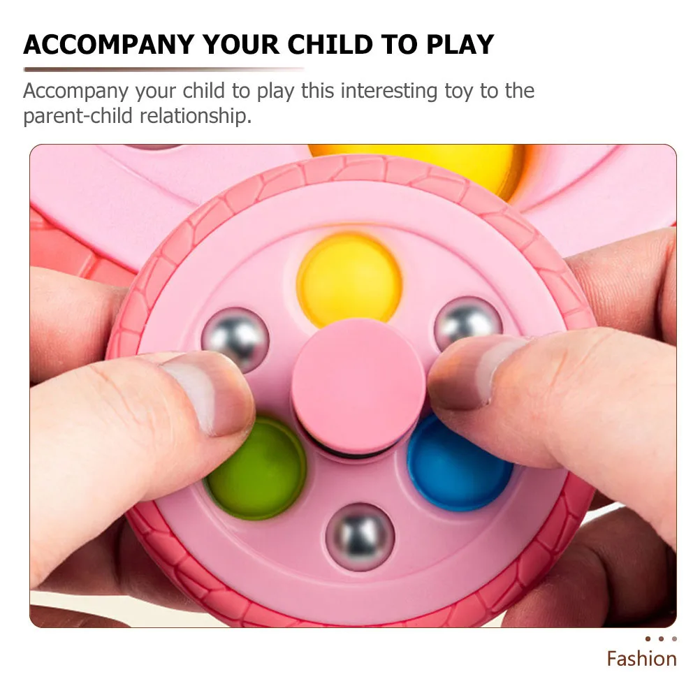 Zabawny, skaczący żyroskop z tworzywa sztucznego, kreatywny design, obrotowa zabawka dla dzieci, gra edukacyjna rozwijająca koordynację.