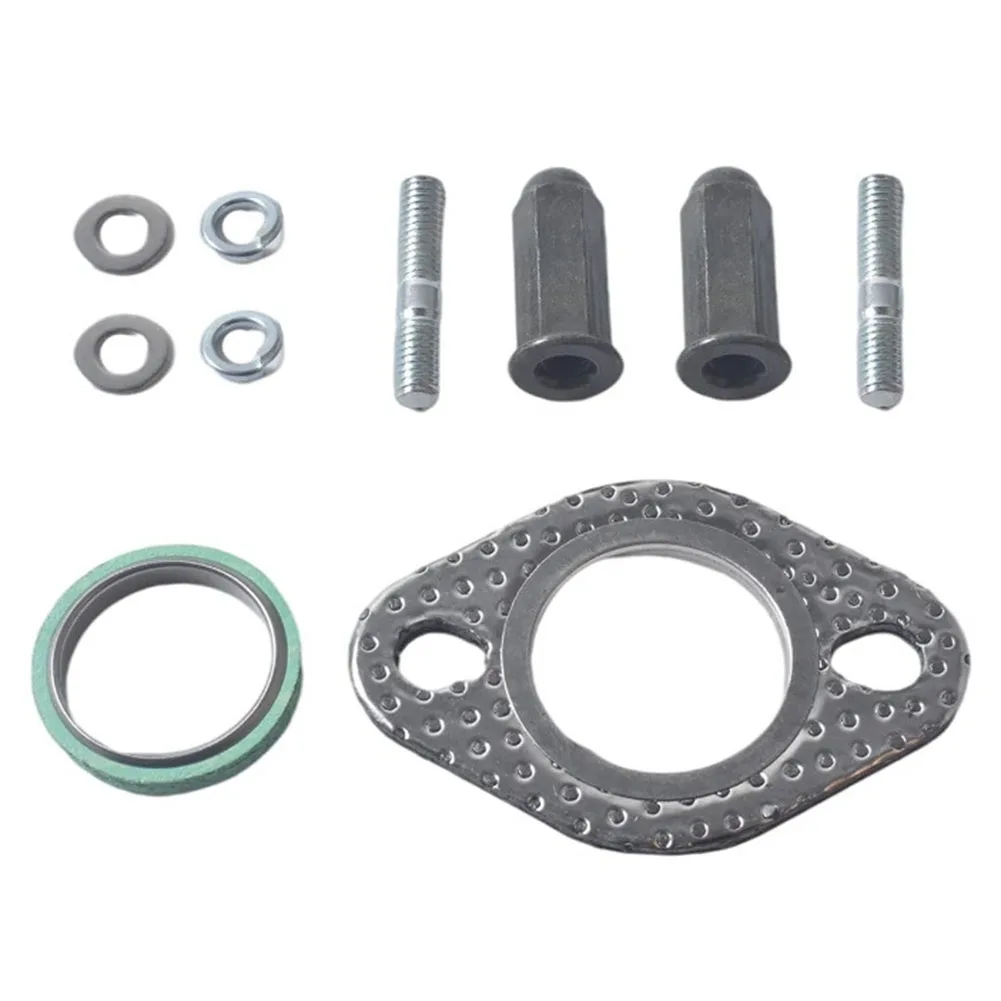 1set 50-150CC Engine Exhaust Pipe Screw Kit Exhaust Pipe Rust Nut Gasket For GY6 Full Set Exhaust Bolt Gasket
