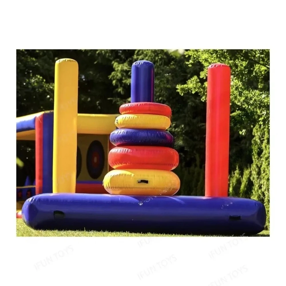 

Hanoi team building game tower inflatable ring challenges children and adults