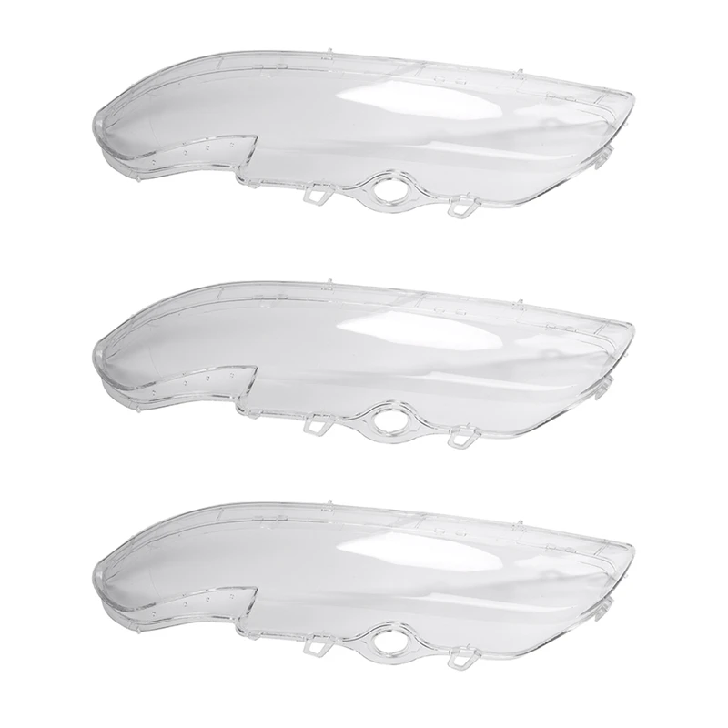 3Pcs Headlight Cover Shell Headlight Lense Kit Left 63128375301 For Bmw 5 Series E39 518 520 523 525 528 530 1995-2003