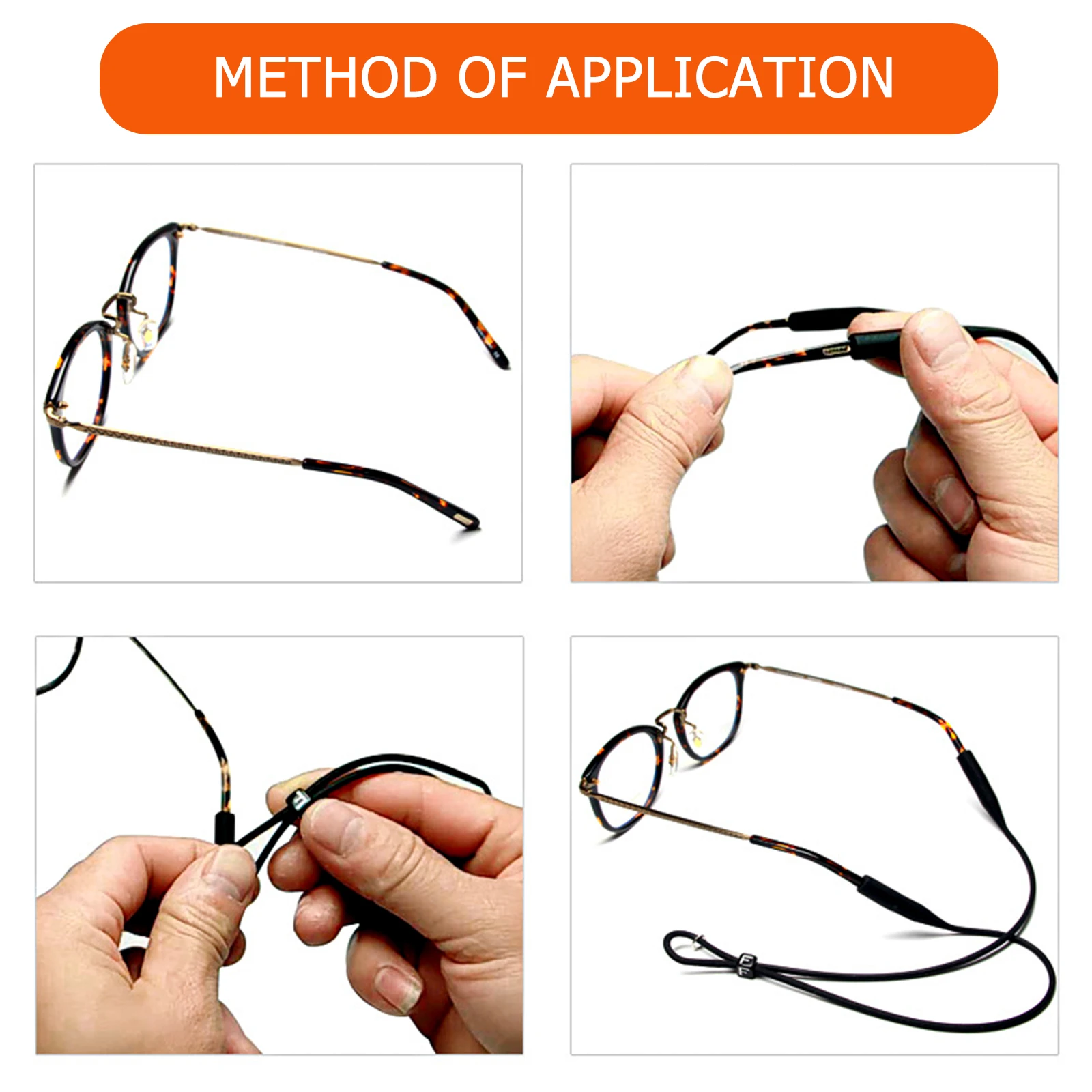 

12 Pcs Glasses Non-slip Rope Cord Eyewear Retainer Strap Safety Sports Holder Child