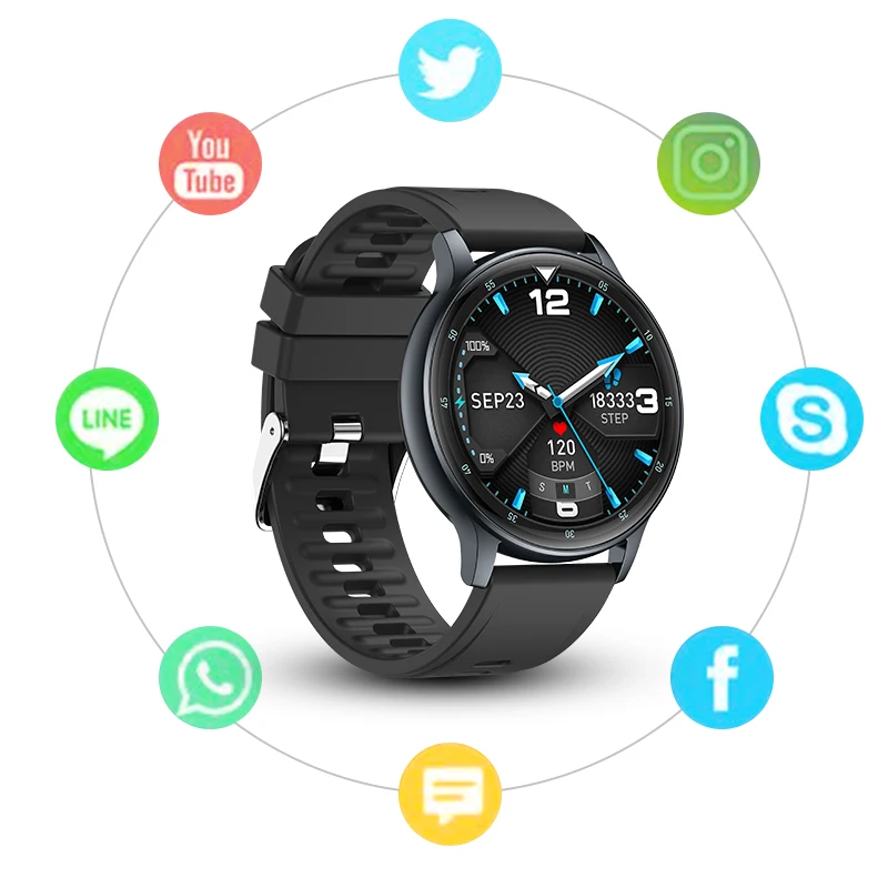 

S32 Bluetooth Call Smart Watch Men's and Womens Fitness HD Screen Heart Rate Sleep Tracker Waterproof APP Controlled Smart Watch