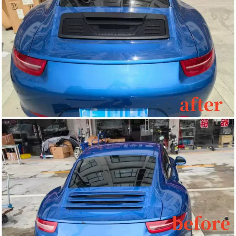 Car Trunk Grille for Porsche 991.1 GT3 upgrade to 911R style Rear