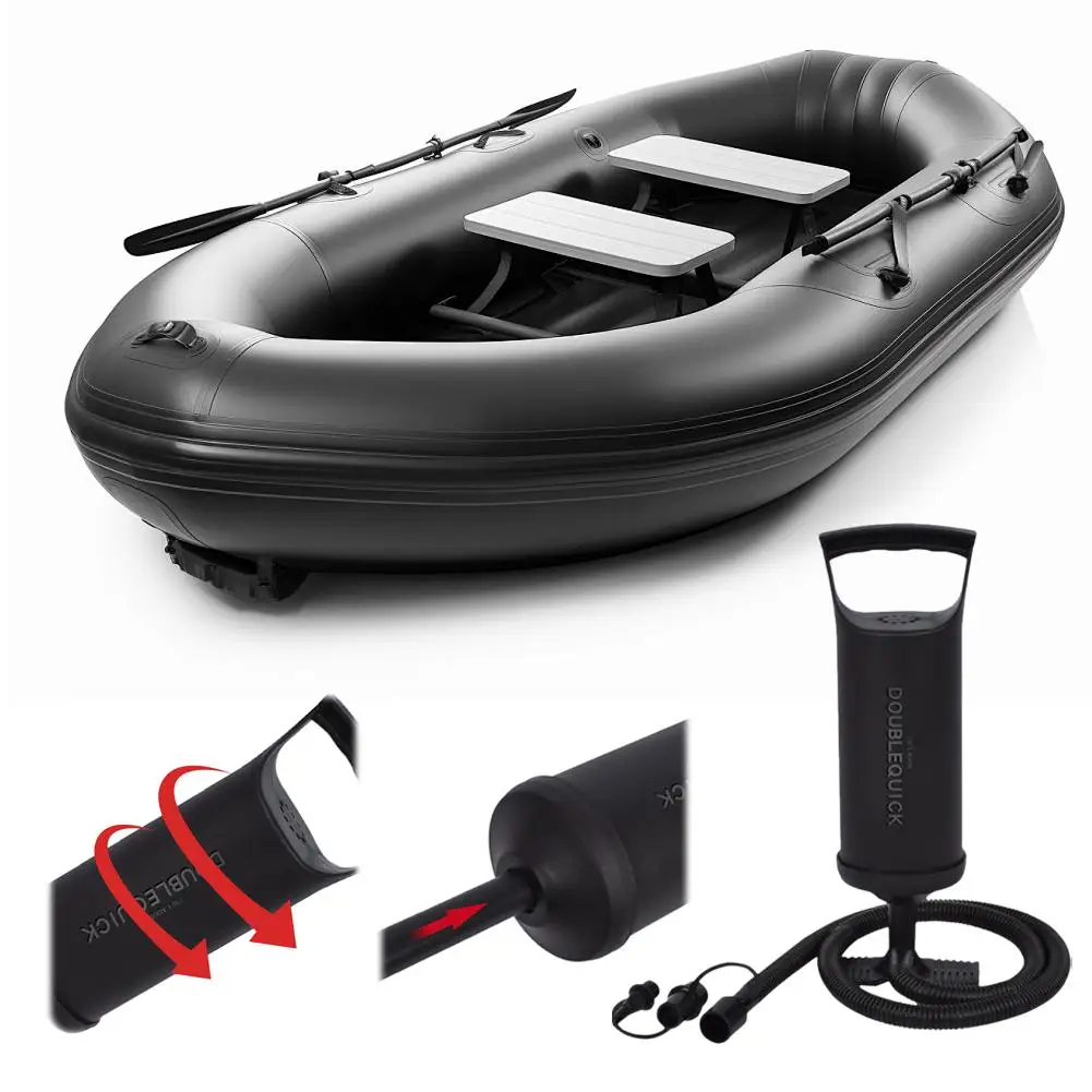 High Pressure Double Action Hand Pump Detachable Handle 4L Air Inflator SUP Stand Up Paddle Board Surfboard Kayak Boat