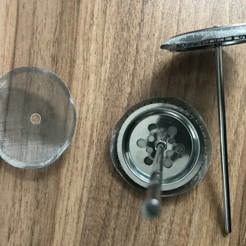 Filtro de café reutilizable, malla de filtro de café de acero inoxidable para prensa francesa, filtros para cafetera y té de alta calidad