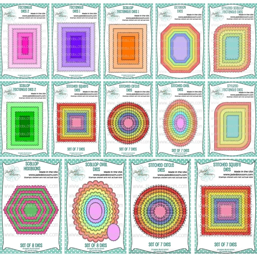 עגול אליפטי חיתוך מתכת חדש משושים מת חיתוך מתכת diy dy diy