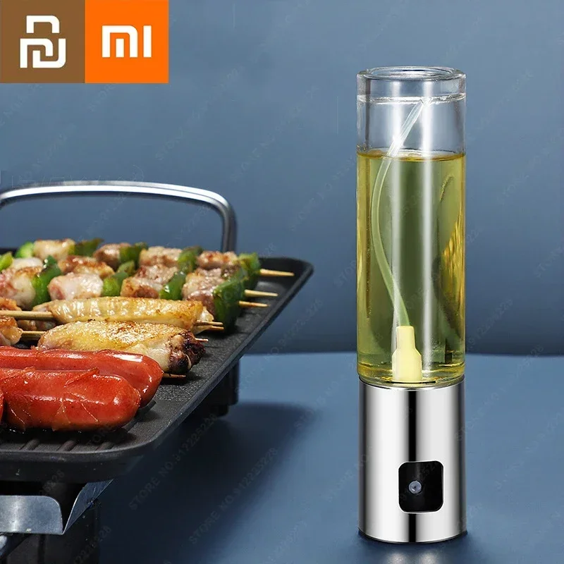 Xiaomi Kitchen Oil Sprayer Bottle ABS Nozzle Shell Grill BBQ Sprayer Oil Dispenser Pump Oil Pot Leak Proof BBQ Cookware Mi