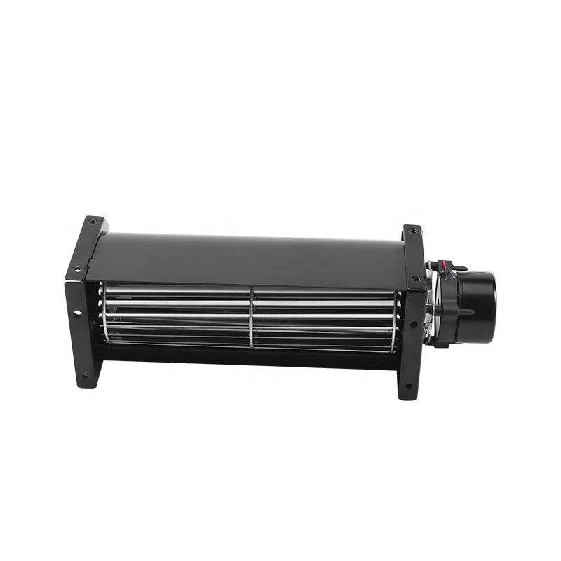 Low Noise 12V 24V DC 50mm Aluminum Blade Cross Flow  Fan Blower Brushless Motor Mini Heater Tangential Fan