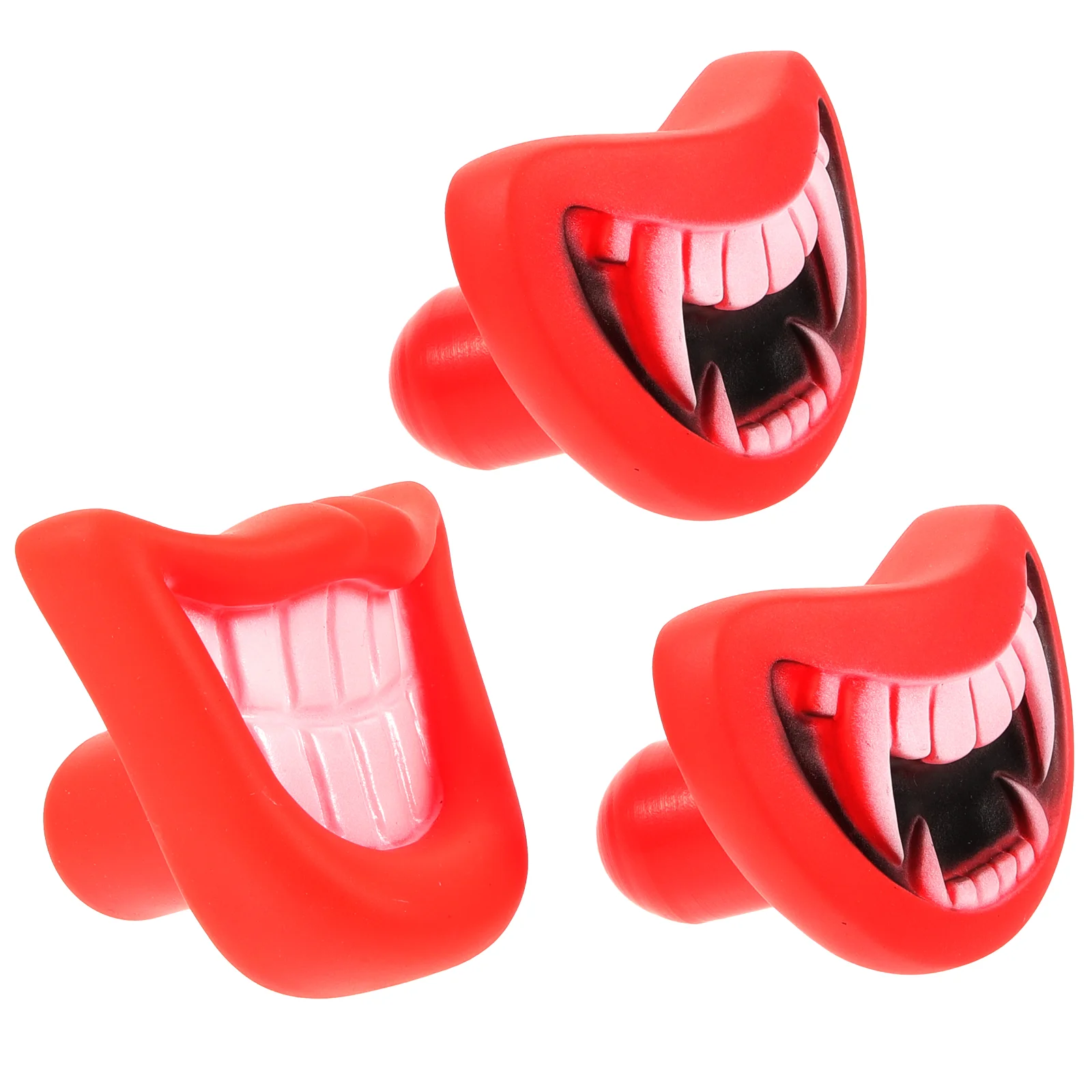 

3 Pcs Barking Reduction Toys Pet Playing Favors Puppy Chew Pig Dog Whining Silicone Supplies Various Design