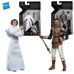 スターウォーズブラックシリーズのアクションフィギュア,6インチの子供のおもちゃ,leia,lando,skiff,garud,collectible