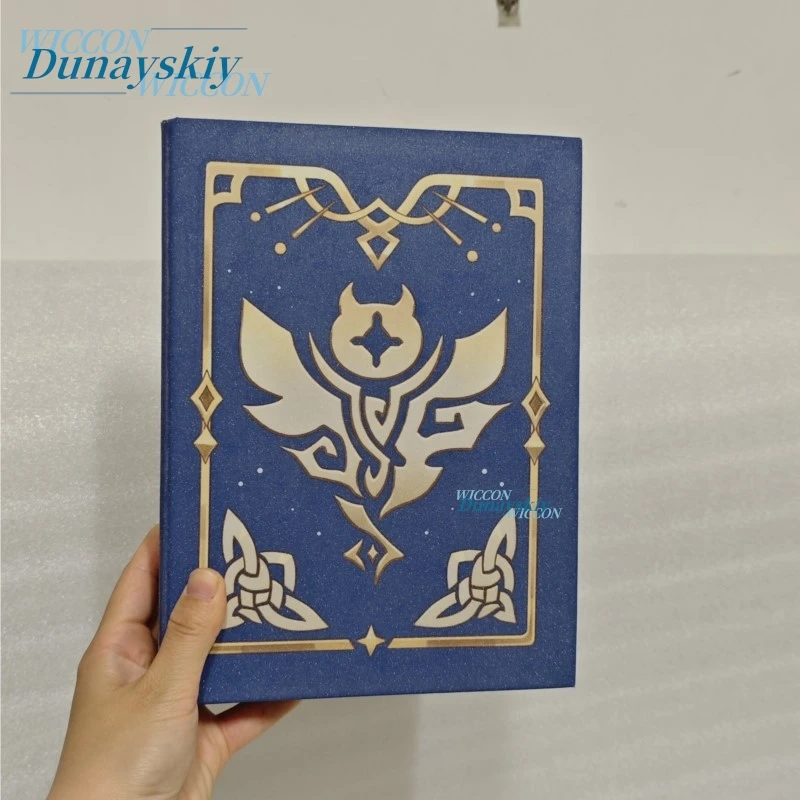 Genshin Impact Nicole Cosplay Props Notebook Diary Quill Pen Game Merchandise Cos Decorations Halloween Birthday Accessories