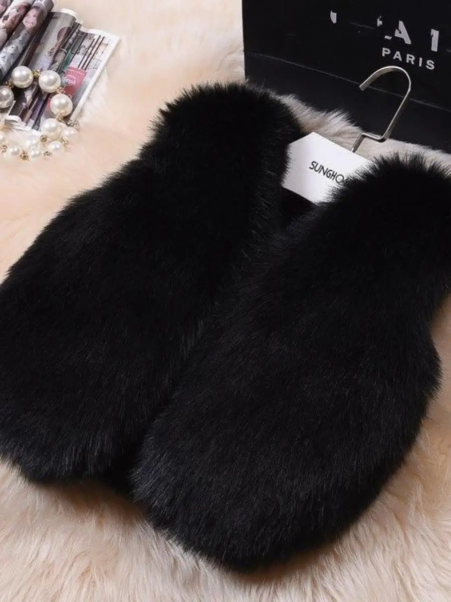 Faionable ort الفراء سترة 2025 الخريف الشتاء جديد Sle المرأة سليم صالح ملابس خارجية عادية الدافئة حجم عالمي