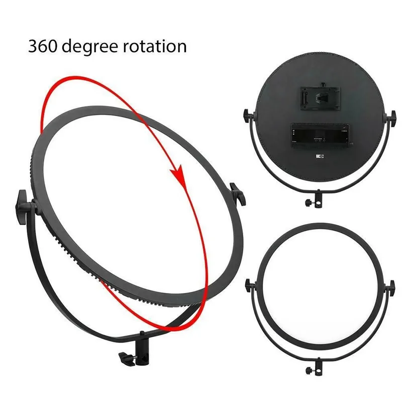 SL-360ARC Professional Studio Led Ring Vlogging Video Light With Stand For Photo Studio