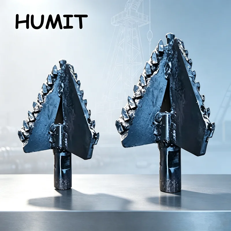 Three Wings Alloy Drill Bit M22 Joint Connector 3 blades Digging Artesian Water Well Exploration Drilling Machine