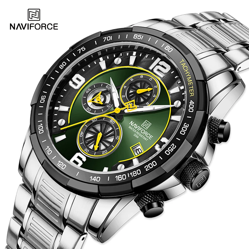 

Top Luxury Brand NAVIFORCE Watches For Men 2022 New Fashion Design Multifunction Quartz Wrist Watch Male Waterproof Sports Clock