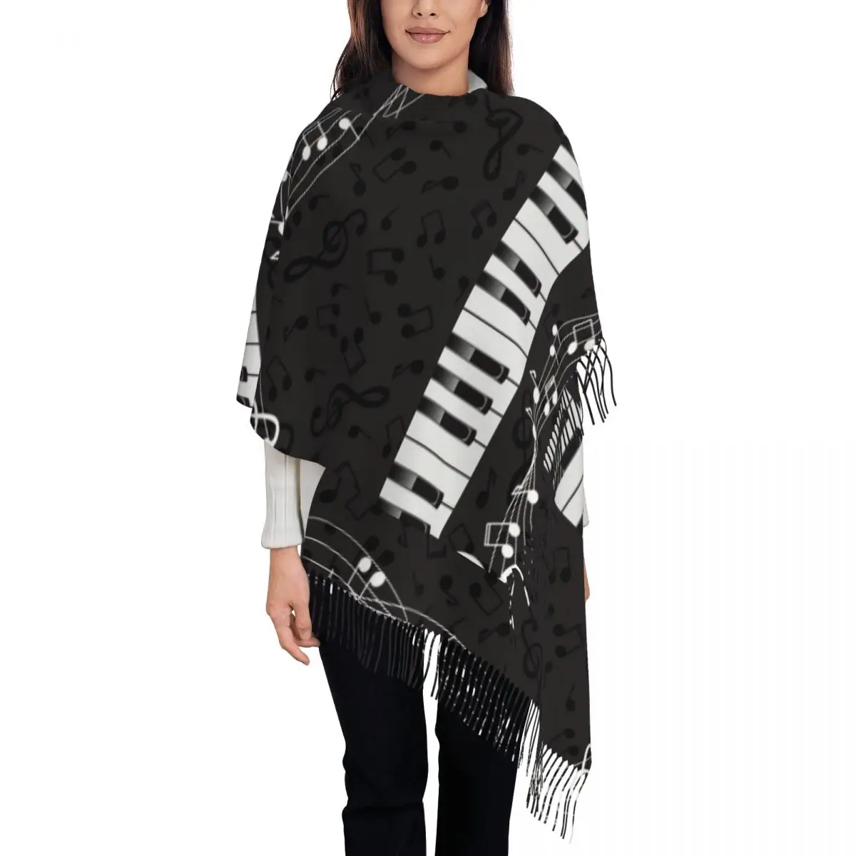 Piano Keys With Staff And Notes Shawls   Wraps for Evening Dresses Womens Shawls Wraps Dressy Shawls and Wraps for Evening Wear