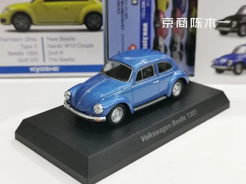 1:64 KYOSHO Volkswagen vw Beetle 1303 Collection die cast alloy trolley model ornaments gift