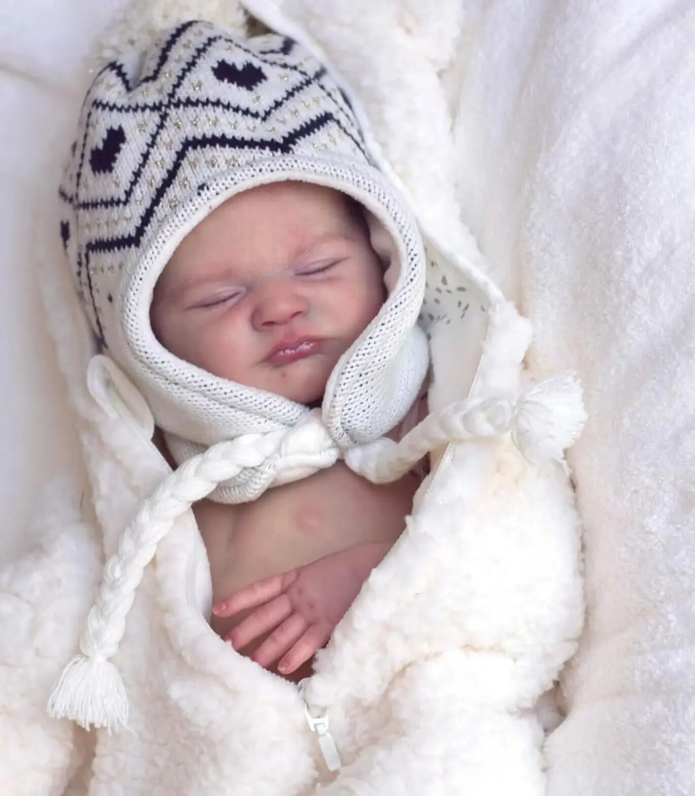 19 Inch NPK Clearance Reborn Doll Kit Max Limited Edition - Lifelike Soft Touch French Color with Cloth Body