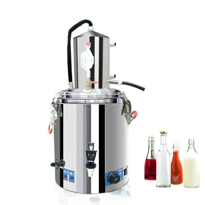 Household Portable Herbal Essential Oil Distiller Machine /Brandy Alcohol Distiller Floral Water Distilling Machine