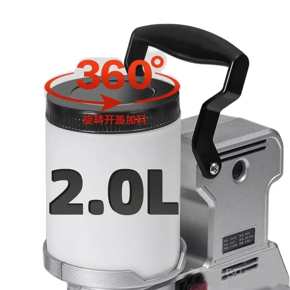 Electric High Pressure Airless Paint Sprayer New Multifunctional 1600W Portable Airless Sprayer Latex Paint 2L